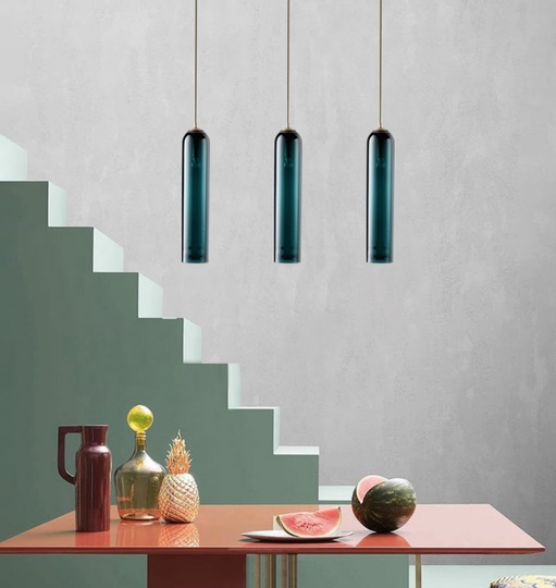 Подвесной светильник с зеленым плафоном купить с доставкой из Китая