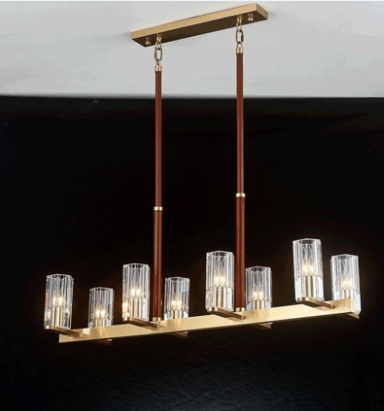 Дизайнерские светильники e14 led, медь, хрусталь