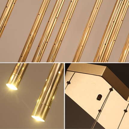 Дизайнерские светильники китайский 35*60 см, led, сплав цинка, led