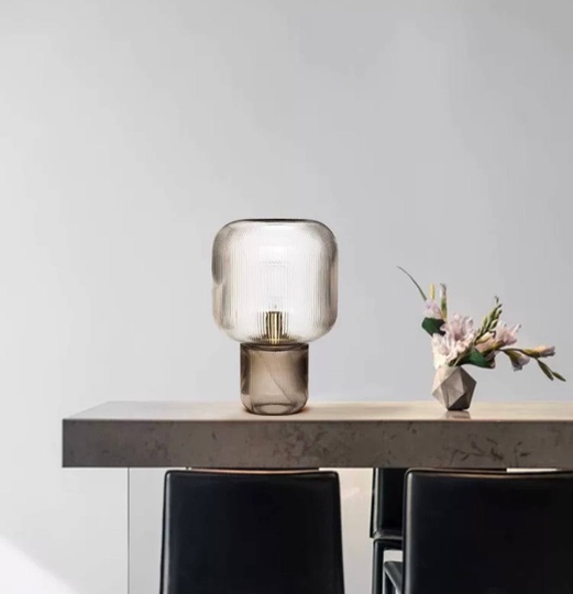 Настольная лампа BLOSSOM 28*40, коричневая бронза