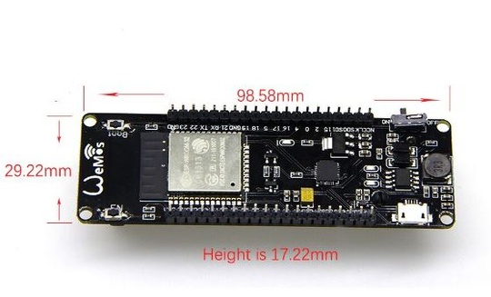 Контроллер wemos WiFi esp32