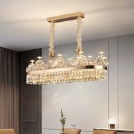 Подвесной светильник UMUT 80*33, золотой, кристалл, металл,  LED.