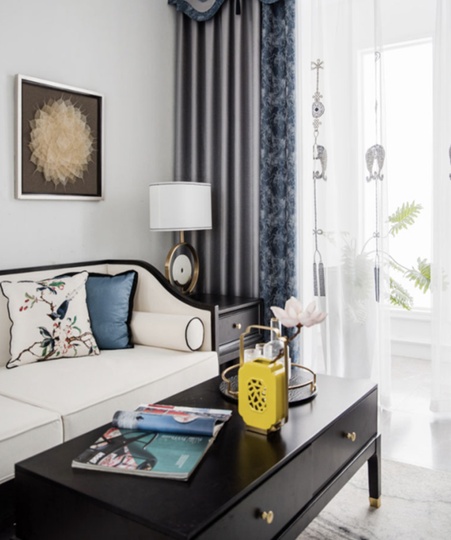 Дизайнерская лампа настольная белая Duara, 68*53 см