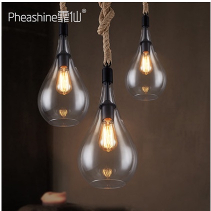 Дизайнерские светильник e14 железо, стекло, led, 20*50 см