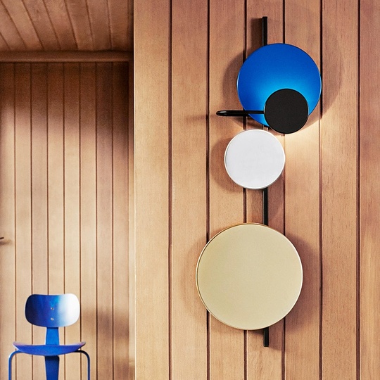 Настенный светильник, БРА HAKAN 36*98, синий, металл, LED.