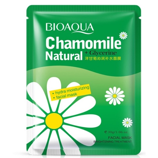 Маска для лица Natural Chamomile  с экстрактом ромашки