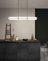 Светильник подвесной, черный, Elurix, металл, 120*10 см, светодиодная, LED