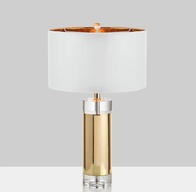 Настольная лампа HOTEL 38*68 золото, белый, металл, стекло