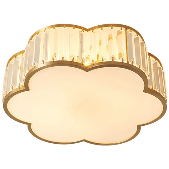 Потолочный светильник, золото, кристалл, ARLENA 50*15 металл, E27.