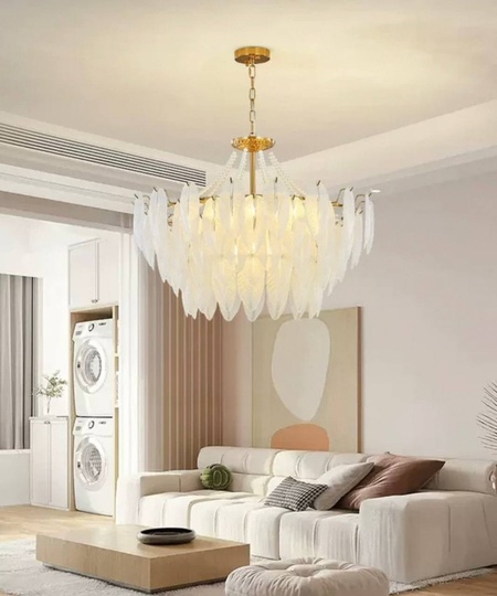 Люстра подвесная, медный, стекло, AMARYLLIS 80*45, металл, E14.