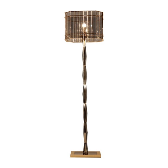 Торшер коричневый Elystra, 31*155 см, LED, Е27, металл, ПММА, 14 Вт