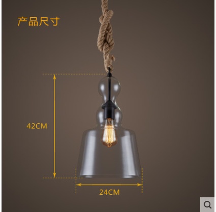 Дизайнерский светильник 24*42 см led, e14, стекло, стекло