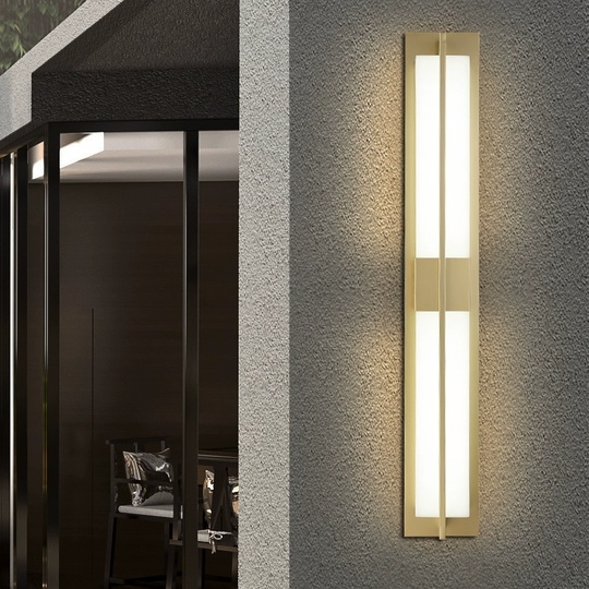 Настенный светильник NURAH, Бра, 12*80, медный, медь, мрамор, LED.