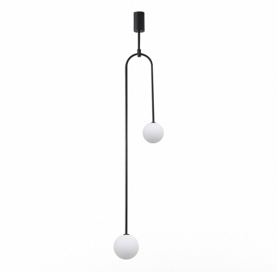 Светильник потолочный, черный, Elirvo, металл, 23*150 см, G9