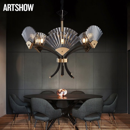 Дизайнерский светильник медь 78*60 см, LED, E14, медь, хрусталь