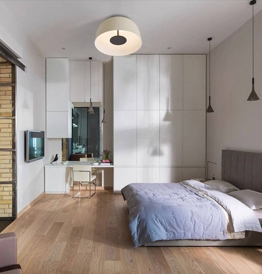 Потолочный светильник белый Elixura, металл, 40.2*14 см, светодиодная, LED