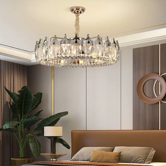 Подвесной светильник IBRAHIM 100*20, золотой, стекло, Е14.