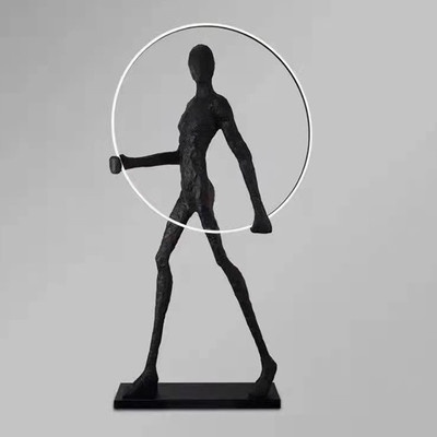 Торшер NIM GEO, черный, 98*20*151, LED, 57 Вт