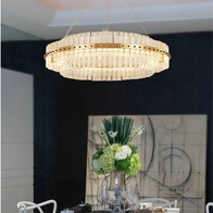 Люстра подвесная, медь, стекло, GUZ 60*18, металл, LED.