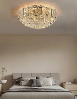 Потолочный светильник, медь, хрусталь, CLEOPATRA 100*42 металл, Е14.