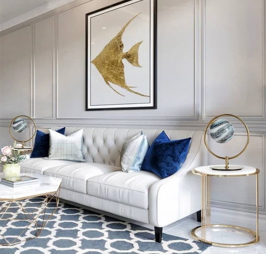 Настольная лампа LORD 41*48, шампанское золото, металл.