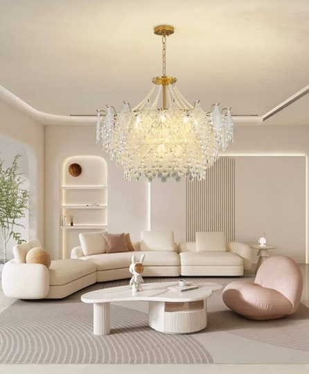 Люстра подвесная, медный, стекло, TASTEHOLDER 60*32, металл, E14.