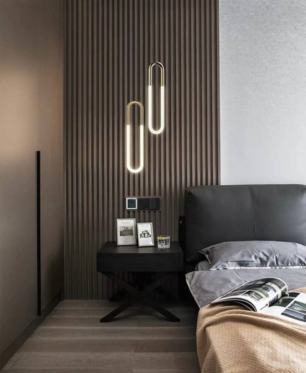 Светильник подвесной, бронзовый, Eldrisign, металл, 14*40 см, светодиодная, LED