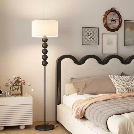 Торшер черный Elypress, 28*28*145 см, LED, Е27, металл, 20 Вт