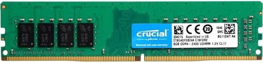 Оперативная память 8Gb DDR4 2400MHz Crucial