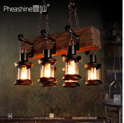 Люстра творческое освещение чердак