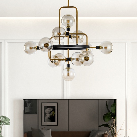 Подвесной светильник MAI HE MAI золотой. 78 см. Mercury - топ светильник, G9, 20 Вт