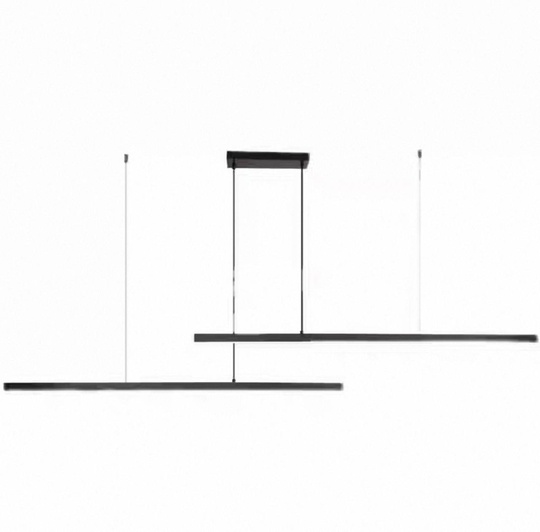 Люстра черная Lumina, металл, 135*150 см, светодиодная, LED