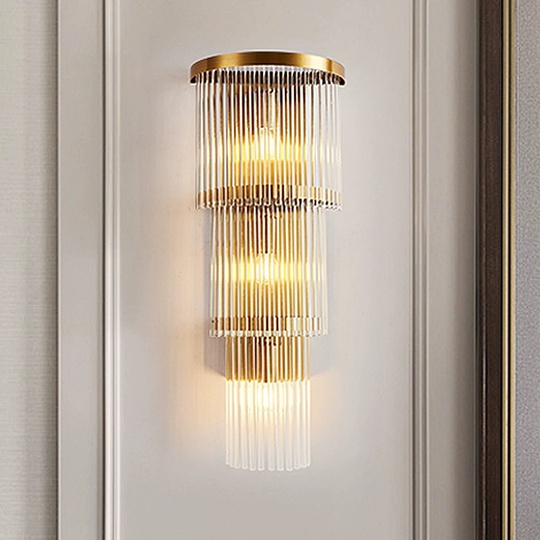 Настенный светильник JIMMY, бра 25*63, золотой, металл, Е14.