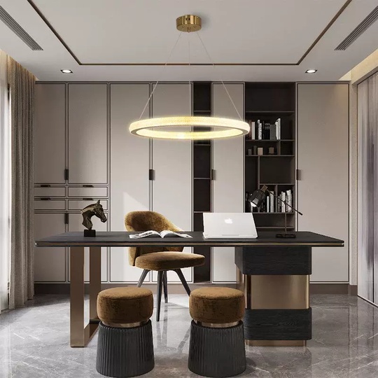 Люстра подвесная, медь, ПММА, SIMBA 100*4 металл, LED.