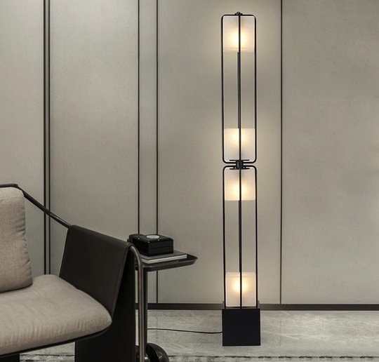 Напольный светильник черный PILASTRO, E14, 5 Вт