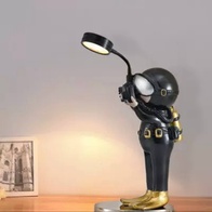 Настольная лампа HONGO 17*26, смола, черный