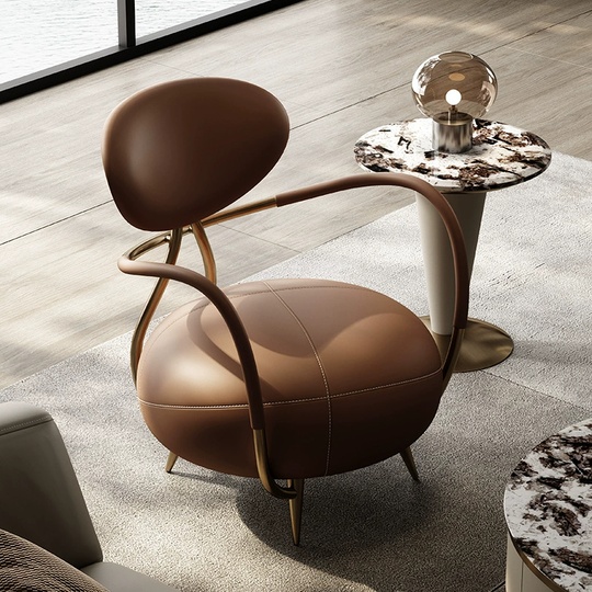 Кресло коричневое Malibu, 66*67*75 см