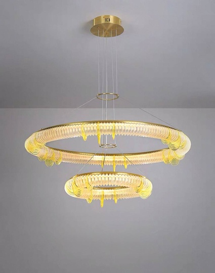 Люстра медная Olivex, металл, 85*45 см, светодиодная, LED