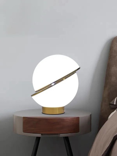 Лампа настольная круглая Mini Crescent, 32*33 см, светодиодная, E27