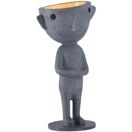 Торшер серый Aletris, 80*160 см, LED, Е27, смола со стекловолокном, 14 Вт