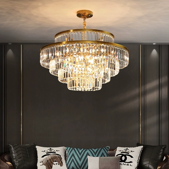 Люстра подвесная, золотой, стекло, AYAL 80*50, металл, E14.