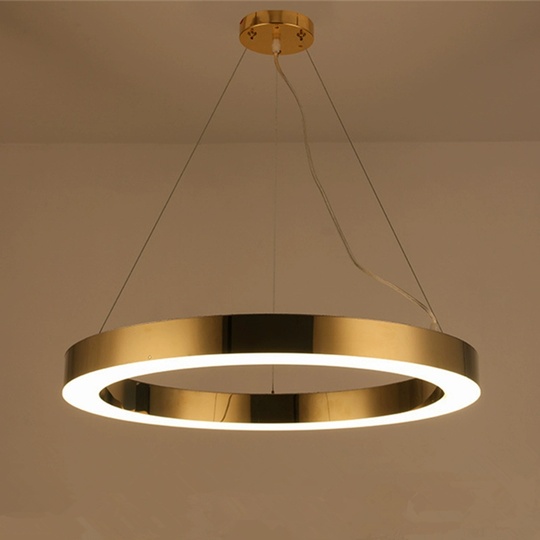 Люстра подвесная, медь, ПММА, CHARLEY 50*5 металл, LED.