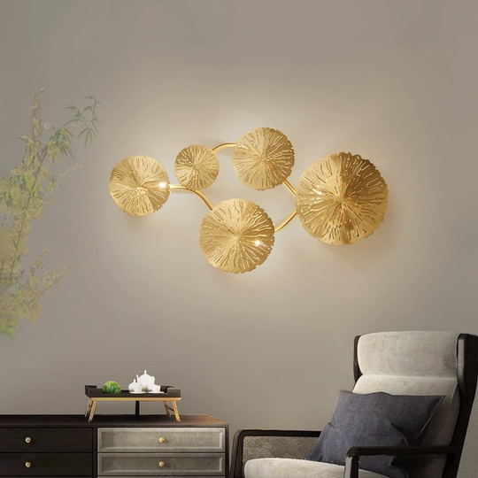 Настенный светильник, Бра, MARTY 25*50, желтая бронза, металл, G4.