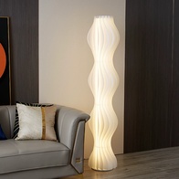 Торшер белый Elyptic, 35*35*173 см, LED, ПММА, 14 Вт