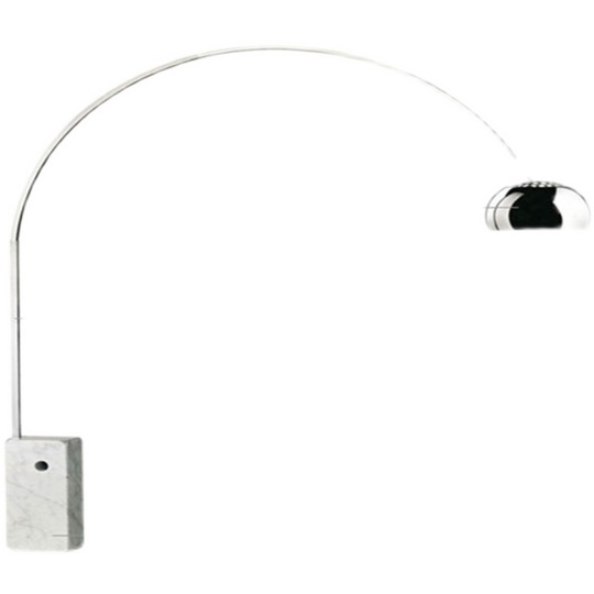 Торшер хром ARCO, 170*210 см, e27, металл, современный, хром