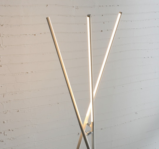 Напольный светильник белый ACCIPICCHIO, LED, 24 Вт