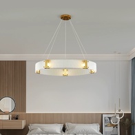 Люстра подвесная, золото, стекло, CHAIM 80*10, металл, LED