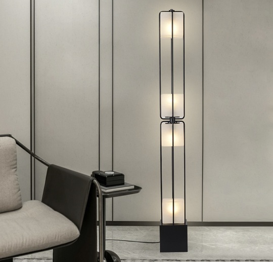 Напольный светильник черный PILASTRO, E14, 5 Вт