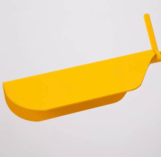 Настольная лампа AMALIA 30*40, желтая, металл, G9.