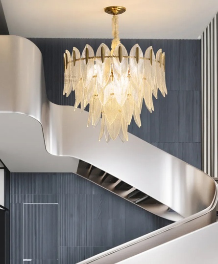 Люстра медная NIBA, металл, 80*63 см, светодиодная, E14, 40 Вт